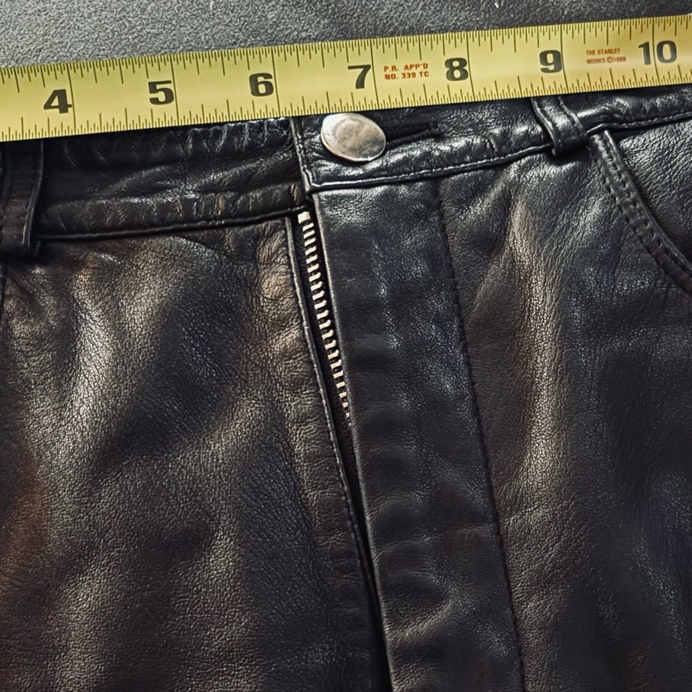 Veda Real Leather wide leg pant size 0 - Picture 8 of 9